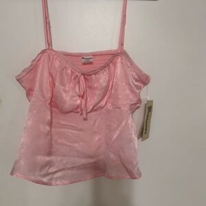 No Boundaries Blush Satin Camisole NWT